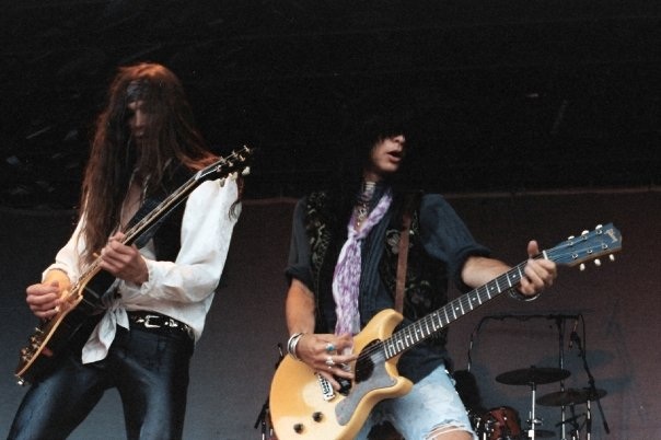 Brian Forsythe and Ronnie Younkins of Kix @ Shiley Acres Inwood, WV June 6, 1992